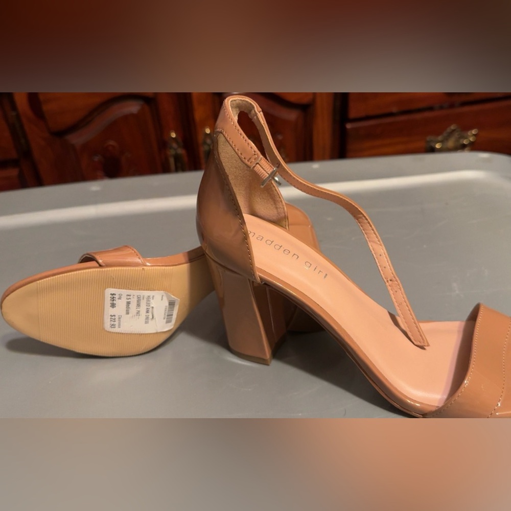Madden Girl Blush Block Heel Sandals